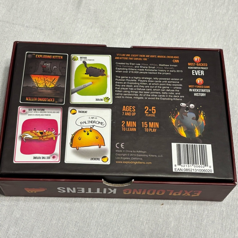 Exploding Kittens Card Game - Picture 2 of 3